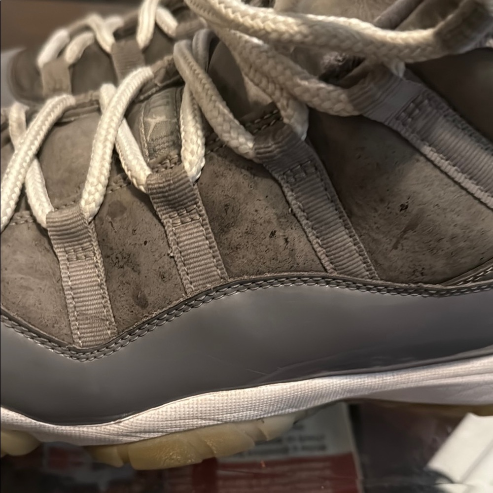 Jordan Gray High-Top Sneakers with White Laces - Picture 5 of 8